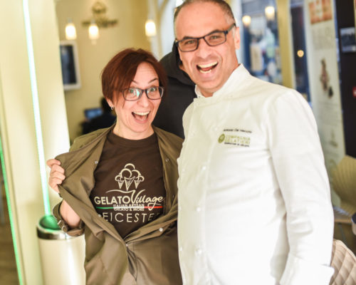 The master gelato makers at Gelato Village in Leicester