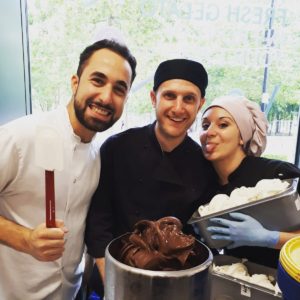 The La Gelatiera team are visiting Gelato Village in Leicester for a special event