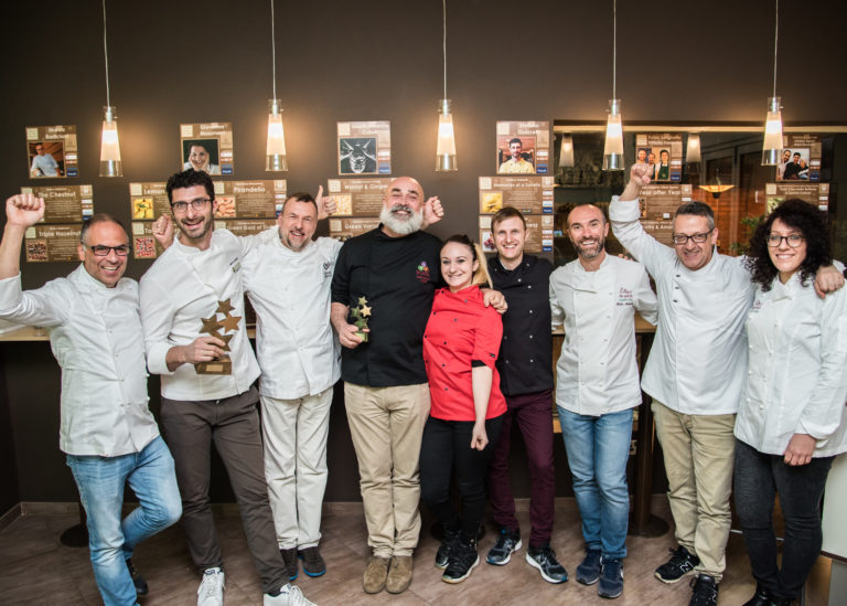 The Maestri Gelatieri at Gelato in the Square, Leicester. Photo by Matt Glover Photography