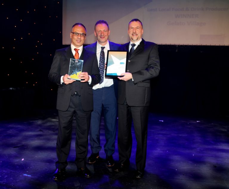 Gelato Village win Best Food & Drink Producer award at Leicester Tourism Awards