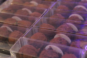 Handmande chocolate pralines at Gelato Village Leicester