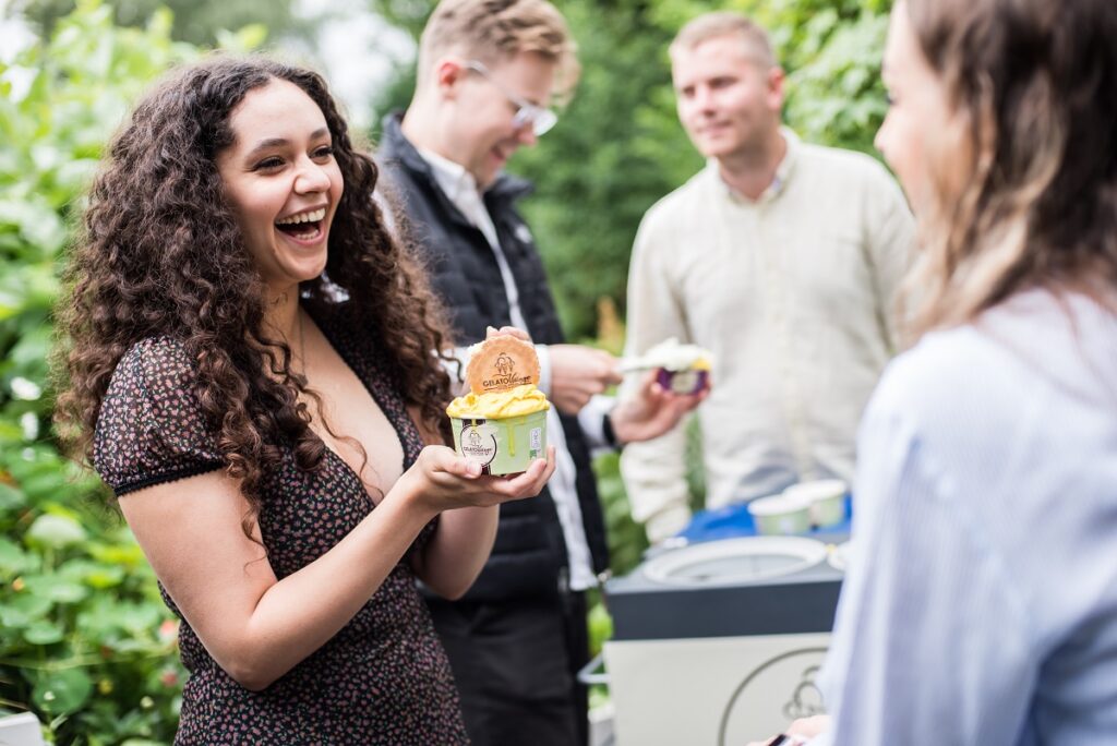 A private party catered by Gelato Village, Leicester